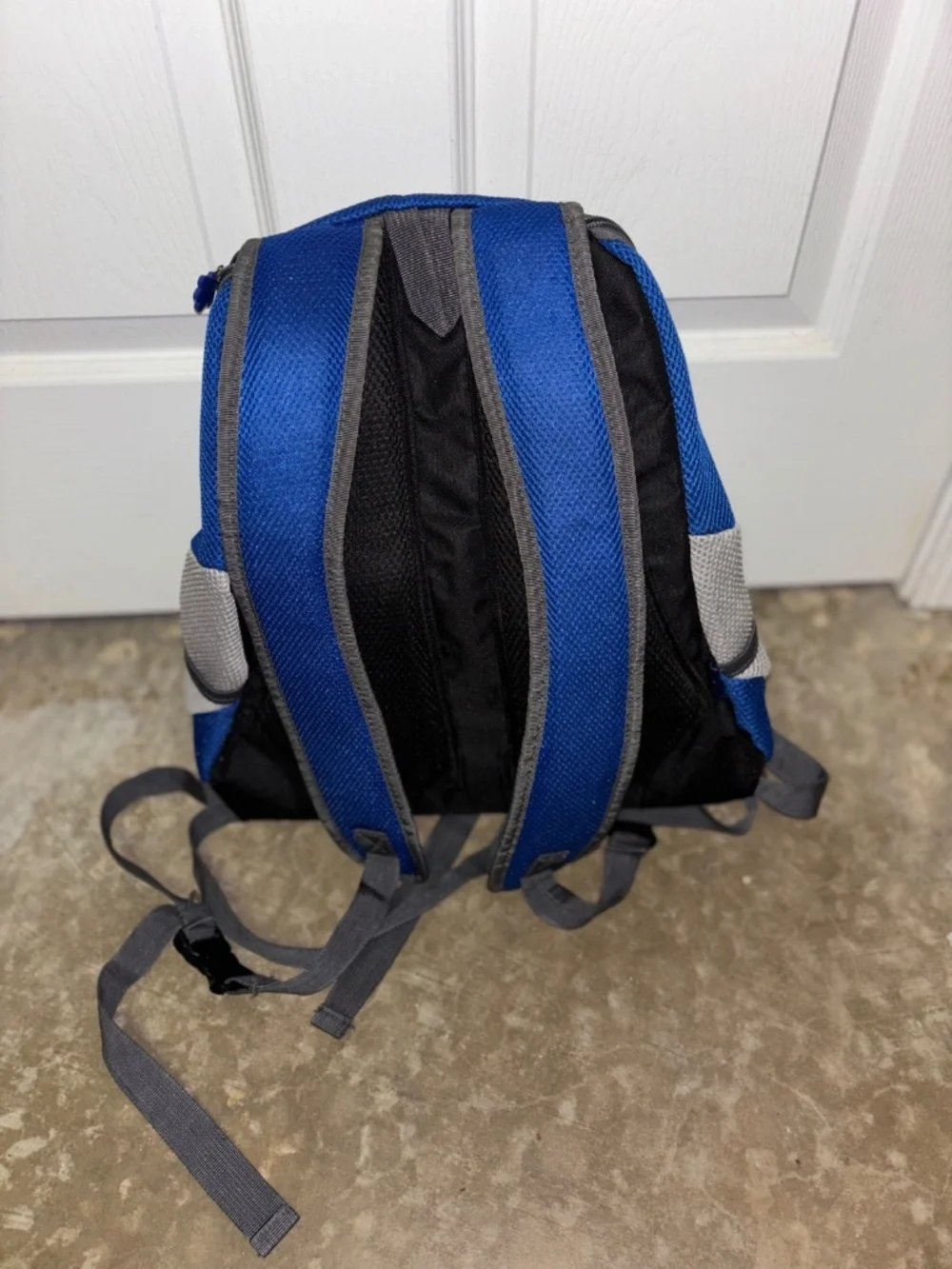 AG Pet Carrier Blue and Gray Outdoor Backpack for Small Cats/Dogs